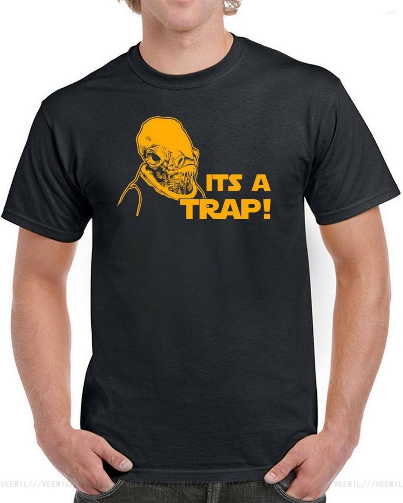 

Men' T Shirts 183 Its A Trap Mens Tops Tee Shirt Ackbar Funny Nerd Geek Admiral Vintage Large Size T-Shirt, Women pink