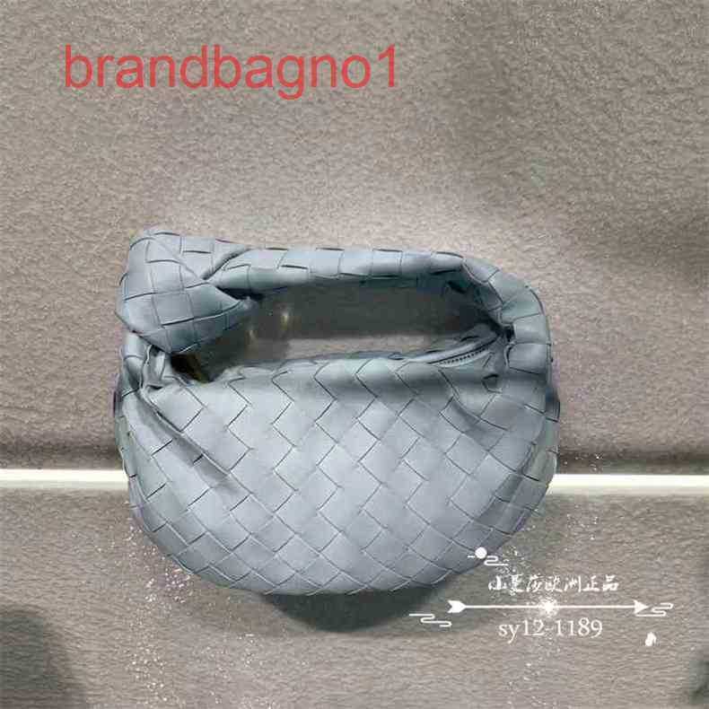 

Designer Handbags Bottegav Venetas Buy Baodiejia Mini Jodie Knotted Hand Woven Armpit Bag KL7N Designers Bag Crossbody with the logo, Washed duck blue