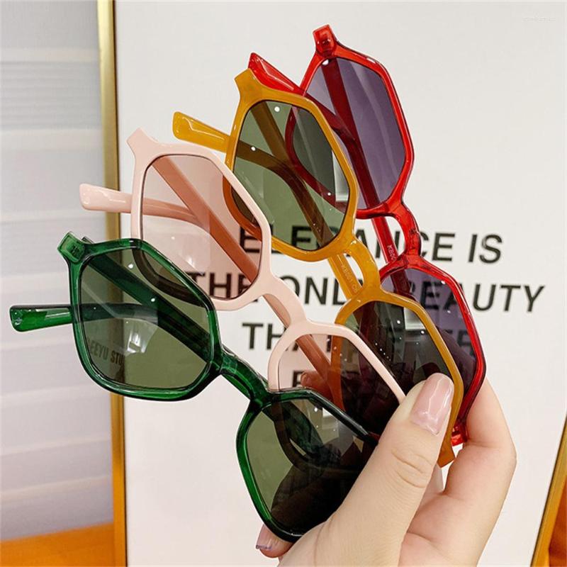 

Sunglasses 1Pcs Irregular Polygon PC Multi Colorful Frame And Lenses Optional Outdoor Sunshade With UV 400 Protection Function