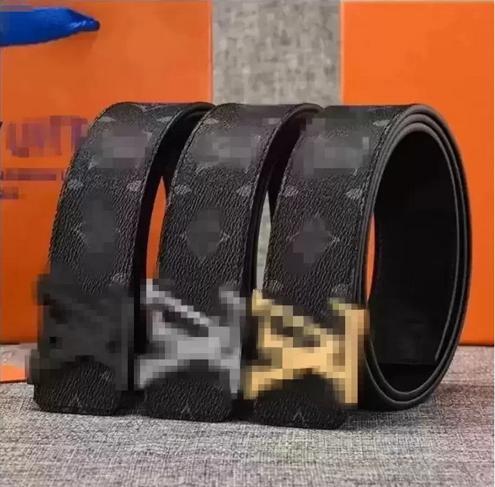 

Fashion Designer Mens Womens Belt Luxury Silver Gold Buckle Leather Waistband Casual ladies Girdle Cintura belts LVS Louisseity Viutonity VUTTONS GGs