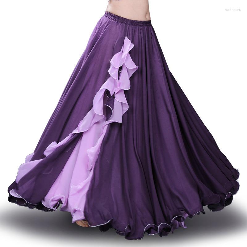 

Stage Wear H2560 Lady Belly Dance Big Swing Skirt Women Oriental Beginners Sexy Skirts Female Dancing Performance Dancewear, Green