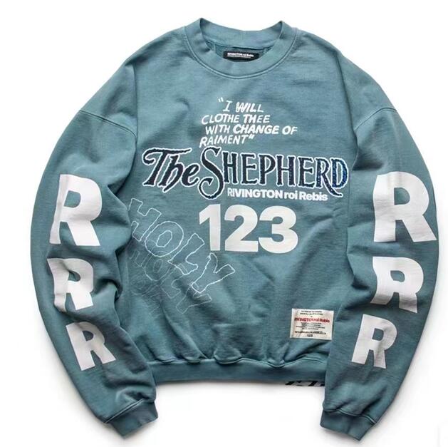 

Vintage Sweatshirts Men Women 1 Best-Quality Washed Crewneck Loose Hooded