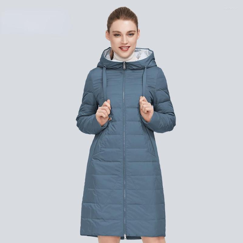 

Women' Trench Coats 2022 Design Jacket Women' Coat Windproof Warm Female Parka European And American Model, 611 gray blue