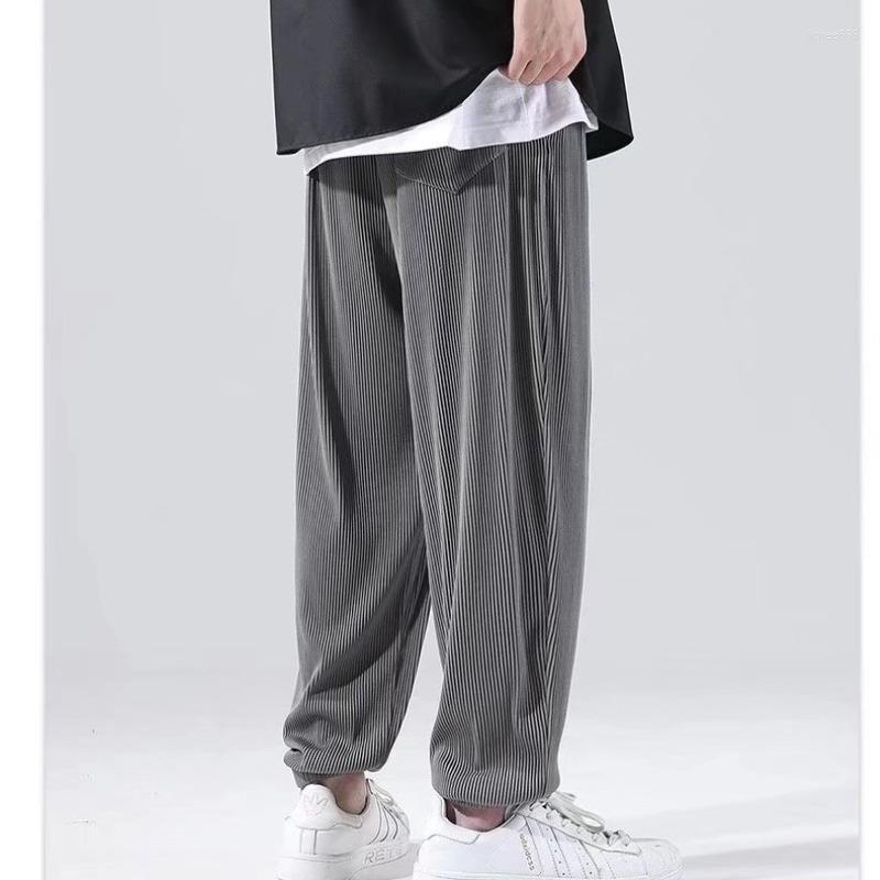 

Men's Pants Stiped Joggers Ankel Tied Men Harem Casual Streetwear Trousers Mens Sweatpants Autumn