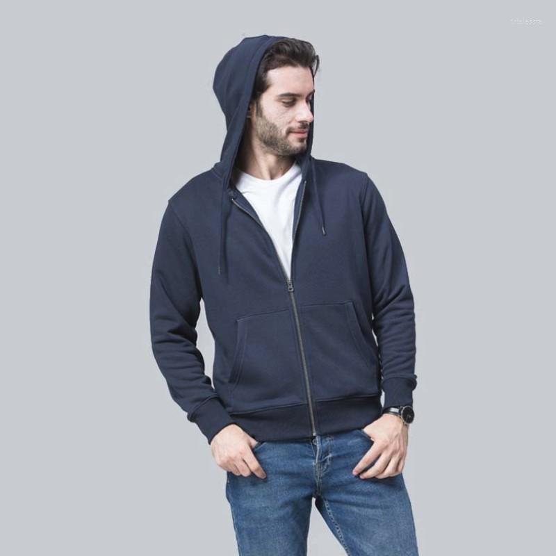 

Men' Hoodies MRMT 2022 Brand Autumn Men' Sweatshirts Pure Color Cardigan For Male Hoodie Sweatshirt Coat, Dark blue