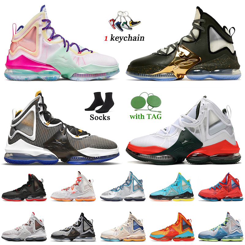 

Hot 2023 Lebrond 19 Men Basketball Shoes 19s Valentines Day Chosen 1 All-Star Sneakers Hardwood Classic Black Anthracite Green Glow Blue Space Jam Women Mens Trainers, B24 40-46