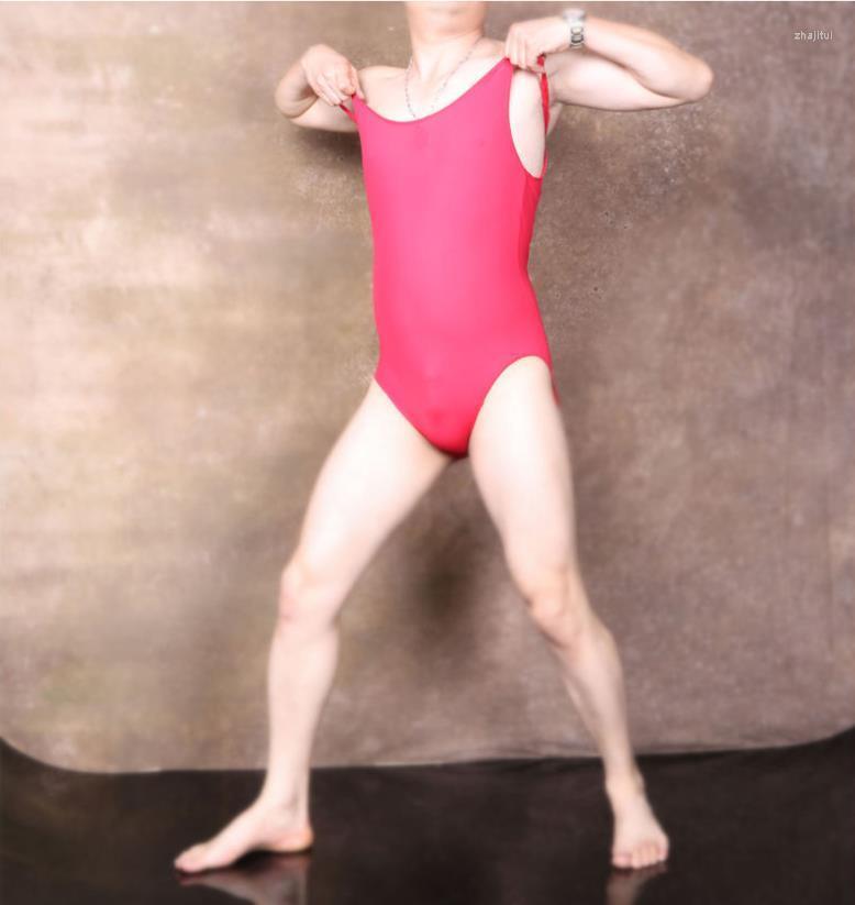 

Men' Body Shapers Men' Men Sexy One-piece Corset Ultra Thin Leotard Silky Slim Tight Stretchy Summer