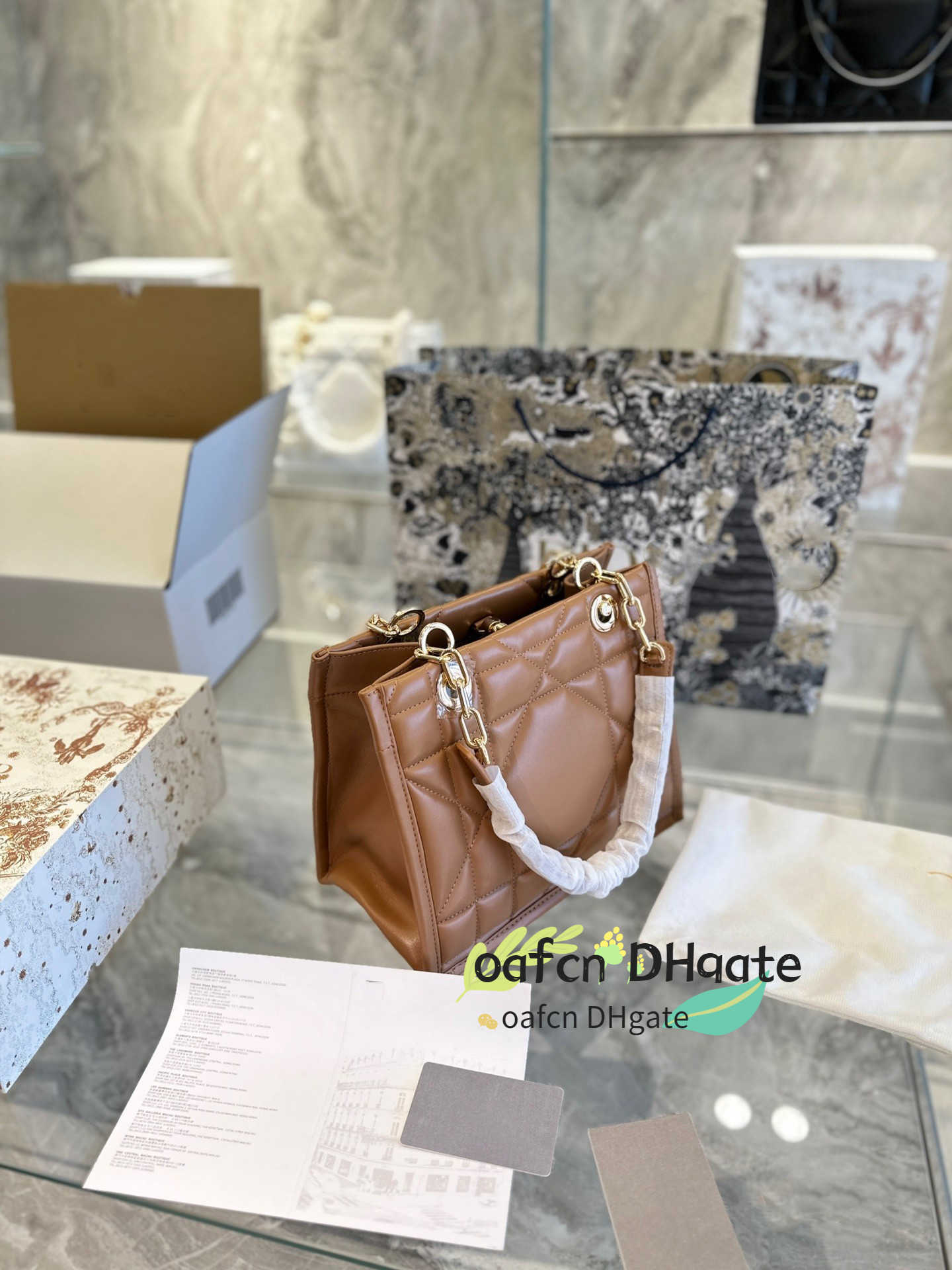 

Designer Bag Leather Crossbody Handbag Women's Chain Wallet Pocket Top Luxury Shoulder Tote Crossbody bags, Beige