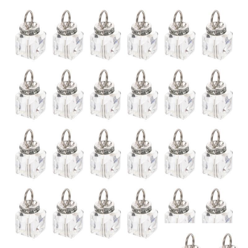 

Pendant Necklaces Pendant Necklaces 100Pcs Jewelry Crystal Necklace Diy Ornamentpendant Drop Delivery 2021 Pendants Bdesybag Dhx4B