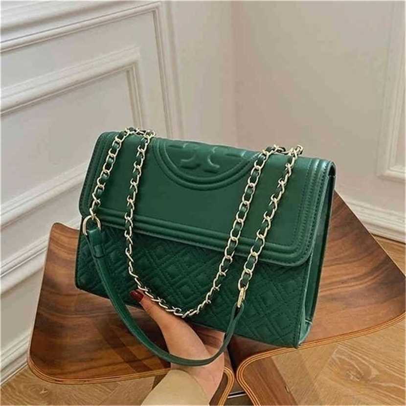 

60% OFF 2023 Designer bag Trendy Handbags Trend Spring Lingge Large Flap Versatile And Simple underarm, White