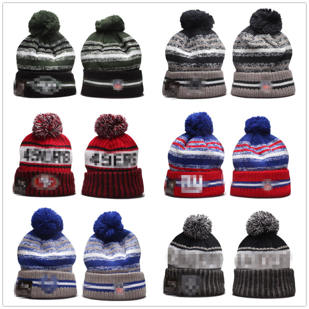 

2022 Wholesale beanie Winter caps Hats Women and men Beanies with Real Raccoon Fur Pompoms Warm Girl Cap snapback pompon Beanie Hat Fashion Accessories