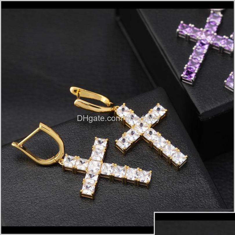 

Knot Drop Delivery 2021 Luxury Designer Jewelry Women Earrings Hip Hop Jewlery Men Earings Iced Out Diamond Cross Hoop Or Bdehome Otk0T
