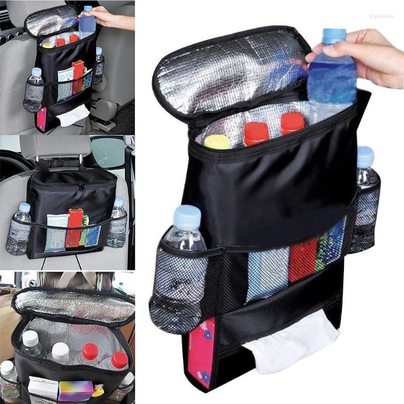 

Car Organizer Seat Back Oxford Cloth Insulated Drink Tissue Holder Storage Bag Automobiles Stowing Tidying