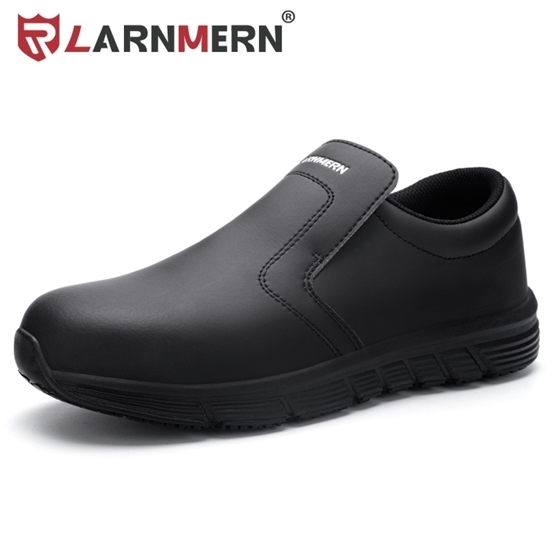 

Boots Larnmern Chef Shoes For Men Resistant Kitchen Cook Waterproof Non Slip Work Shoes Oilproof Safety Shoes el Restaur Plus Size 220930, Black