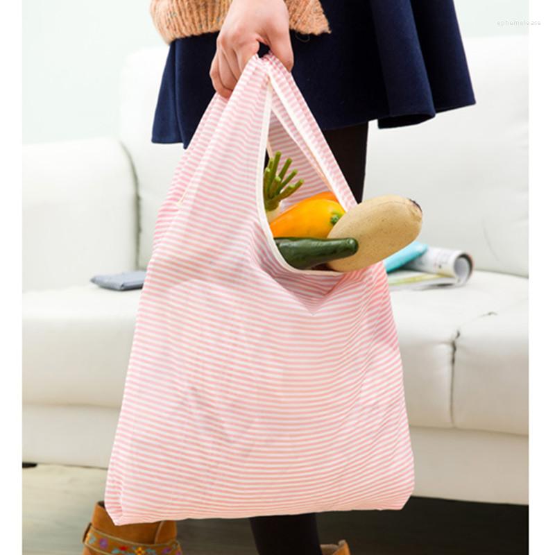 

Shopping Bags Eco Bag Square Folding Reusable Portable Handbag Large Capacity Polyester For Travel Grocery Supermarket, 04