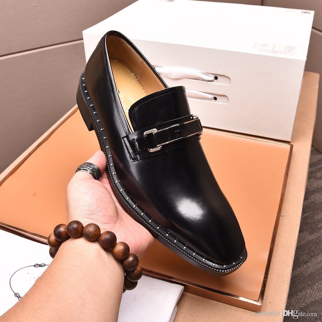 

MM 44MODEL Italiano Loafers Men Dress Shoes for Office 2022 Slip on Shoes Luxury Designer Mens Business Suit Wedding Shoe Coiffeur Chaussure Homme A2, #30