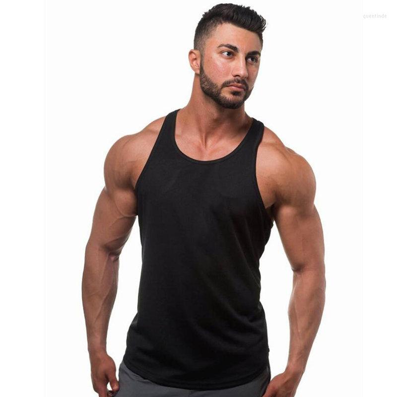 

Men's Tank Tops Men Bodybuilding Gyms Fitness Workout Cotton Sleeveless Shirt, C6