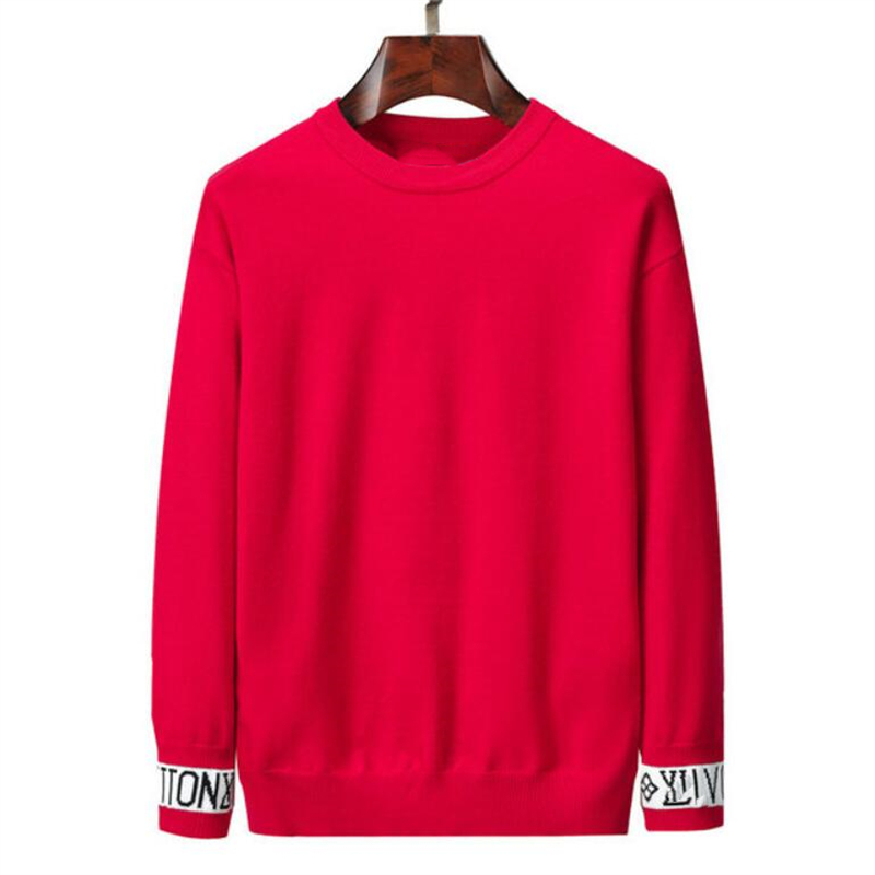 

autumn NEW men's Sweaters fashion casual Knitwear men designer Sweaters m-3xl, Red