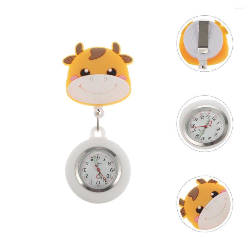 

Pocket Watches 1pc Cartoon Watch Retractable Scalable Hanger Design Hanging, Assorted color1