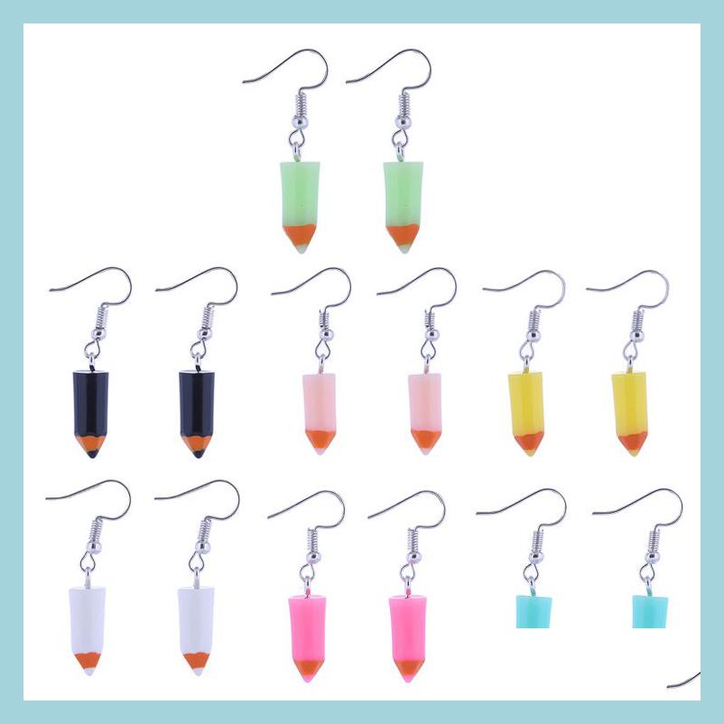 

Dangle Chandelier Acrylic Colorf Candy Color Pencil Dangle Earrings For Women Prom Party Jewelry Cute Small Earring Crafts D Sport1 Dhizb
