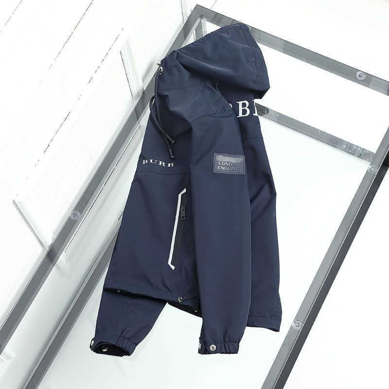 

22ss designer jacket mens Windbreaker burb nylon waterproof hooded jackets man casual zipper cardigan trench coat 2258, Blue