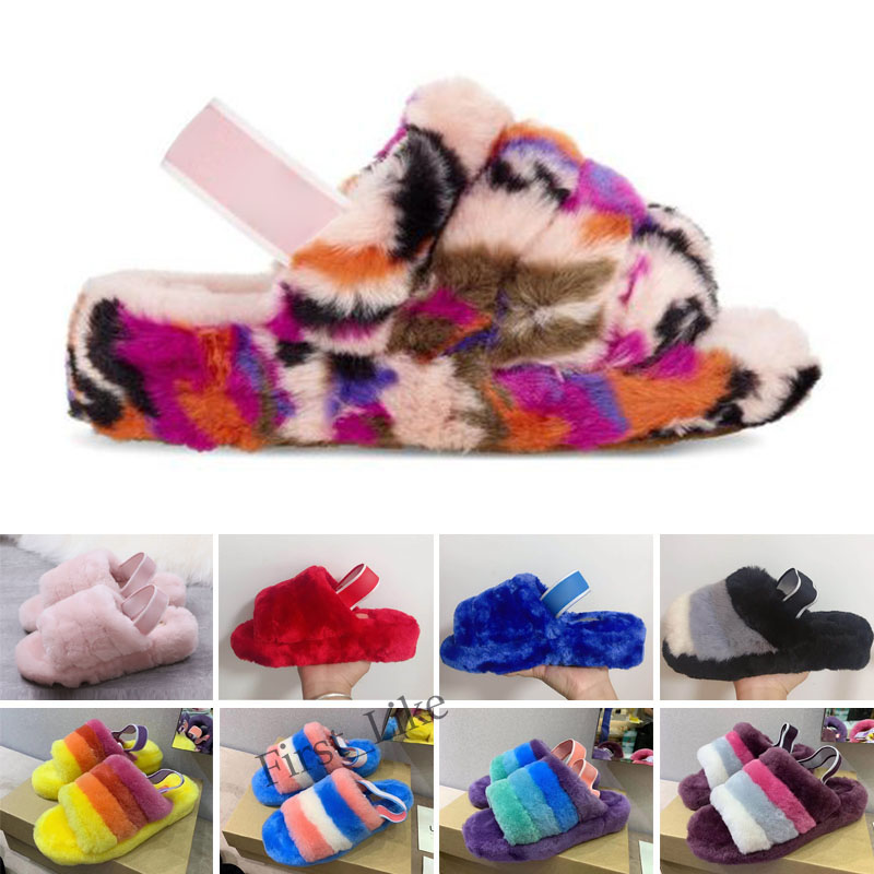 

Australian Sandals Cotton Slippers Fashion Shoes Snow Warm Casual Indoor Pajamas Party Wear Non-Slip Cottons Drag Large Womens, Color 6
