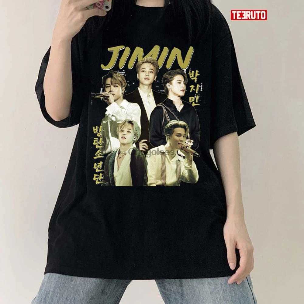 

Men' T-Shirts Jimin Kpop Bangtan Bootleg Vintage Style T-Shirt bootleg rapper shirt, Men-darkpurple
