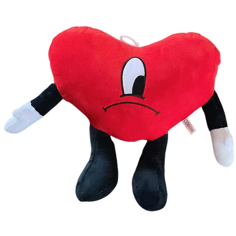 

Manufacturers wholesale 9.8in 25cm love hands pillow plush toys cartoon film games peripheral doll children gift with CE label, Red