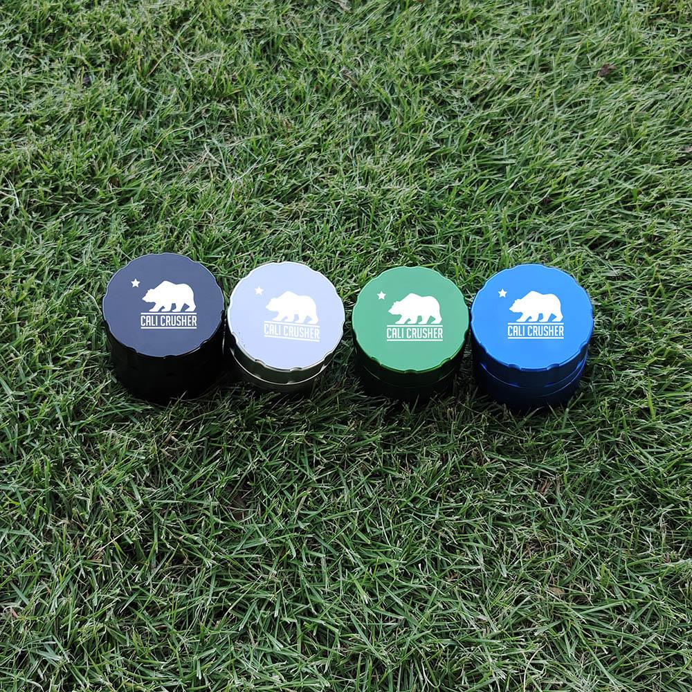 

HONEYPUFF 4 Piece Grinder Aluminum Alloy Smoking Metal Herb Grinders 53MM Metal Tobacco Herbal Hand Muller Smoking Pipes Accessories