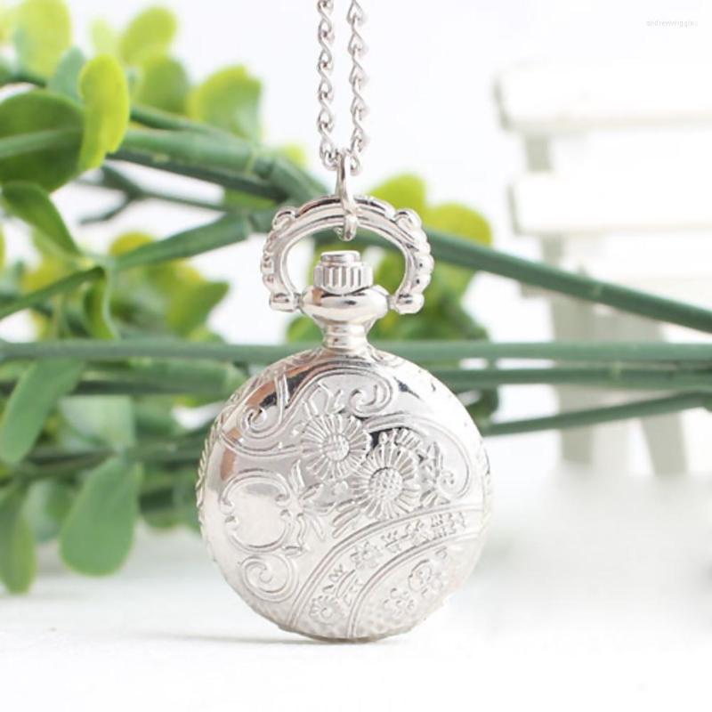 

Pocket Watches Retro Small Size Spider Webs Watch/Watch Necklace Fashion Jewelry Pendant Watch MAEA99, White