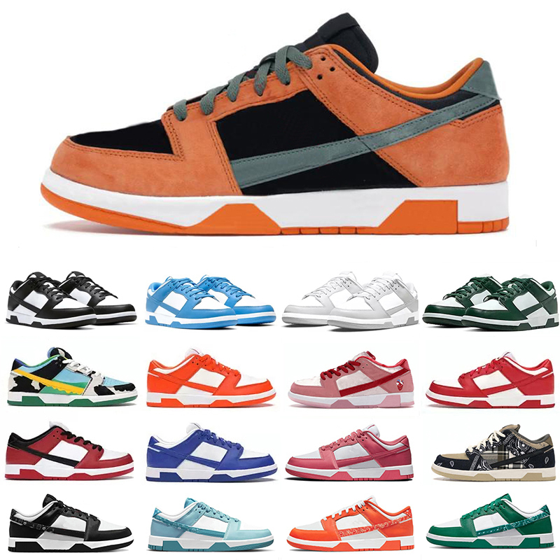 

Ceramic low Running Shoes Panda Low Grey Fog University Blue Varsity Green Valentines Day Michigan Medium Curry Chicago Kentucky Outdoor Shoe for Men Women, Box