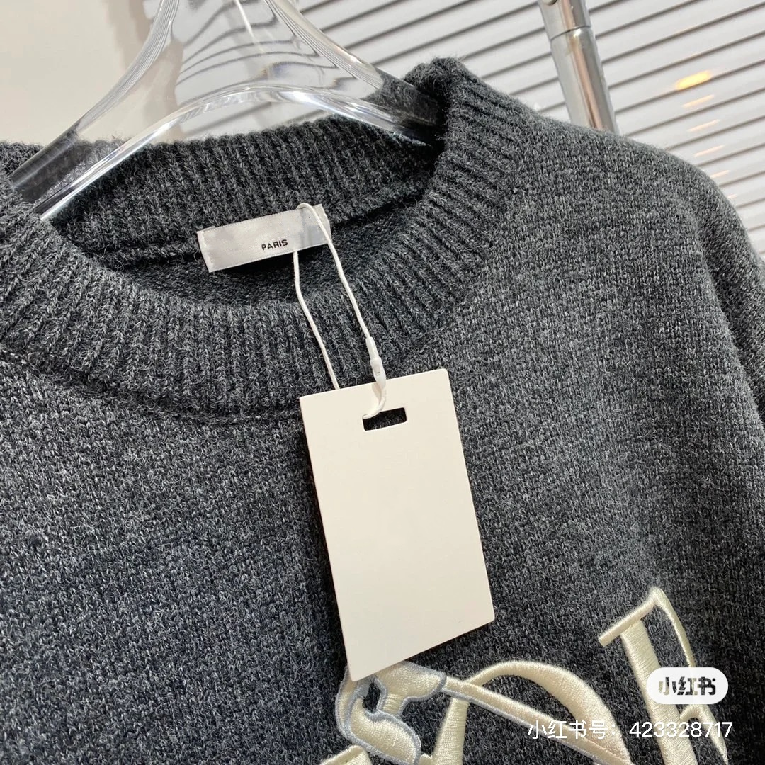 

Paris 2022 Wool Half-neck Pullover Sweaters Autumn /Winter Cashmere Sweater Woman Casual Luxury designer Knitted Tops Female Jacket cHAnnel, L55 high quality