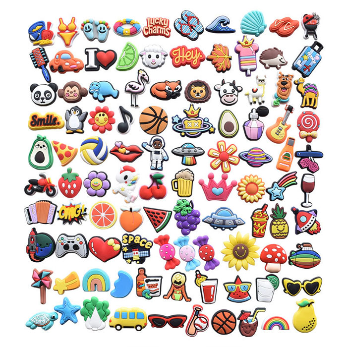 

Party Gift Fashion Shoe Flower Cartoon Charms Clog Wristband Decoriation Shoe Buckle