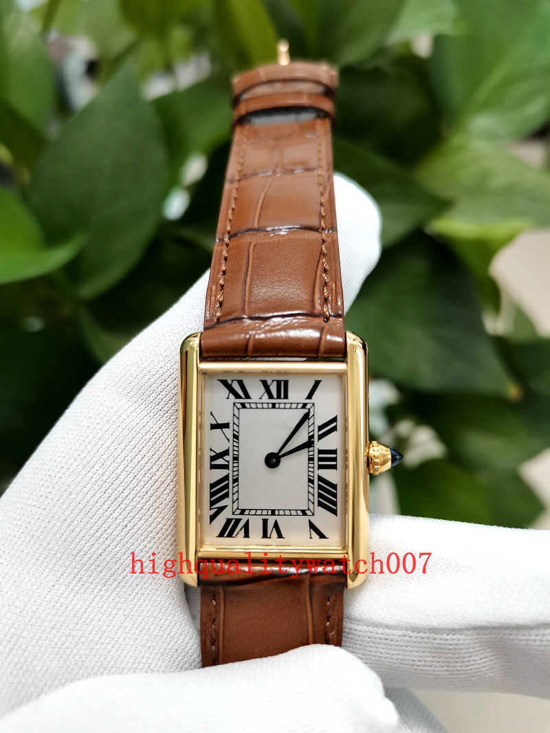 

high-quality Watch New Version VK Quartz Working White Dial 22mm Leather Strap Bands Ladies Watch Women's Watches, Silver