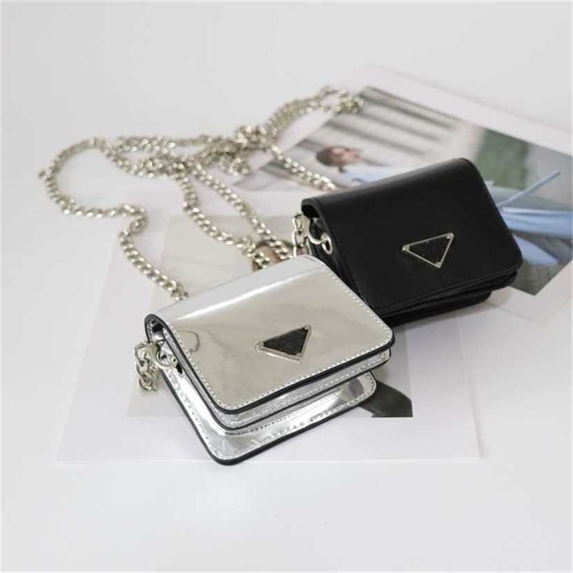 

60% OFF 2023 Designer bag women's bags can be customized and mixed batches niche triangle versatile square mirror, Black p