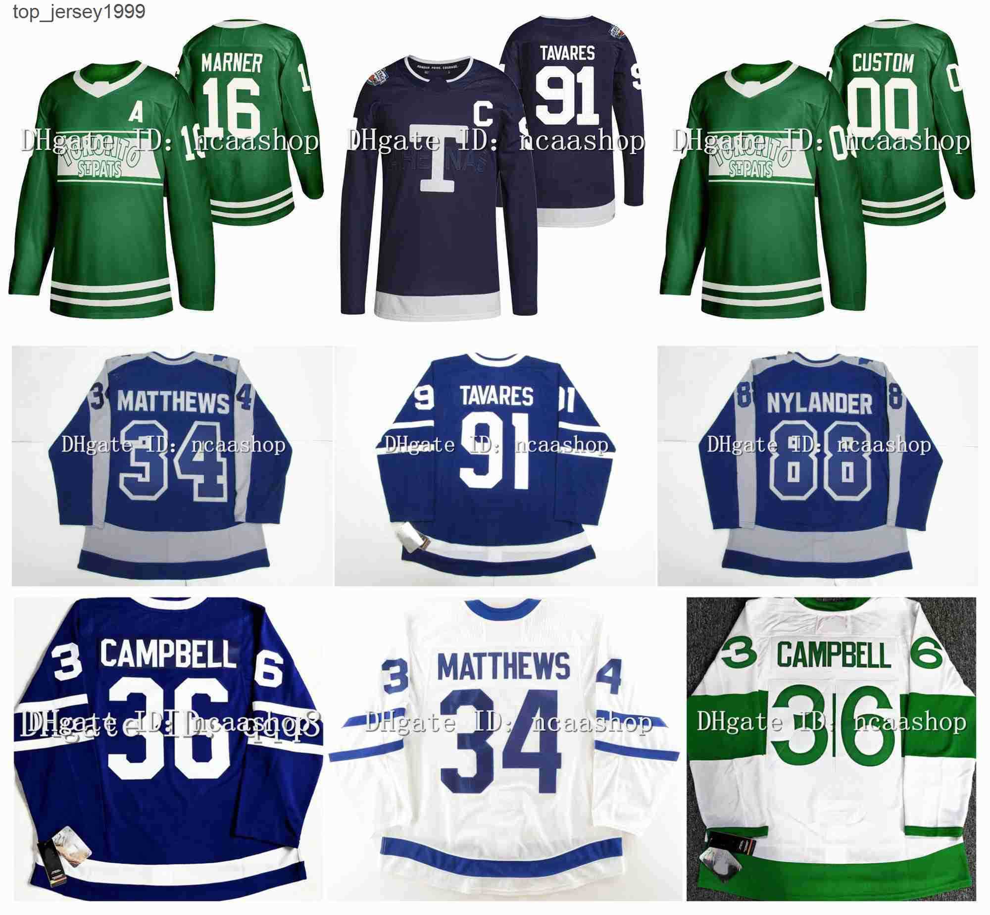 

John Tavares Leafs Hockey Jersey Reverse Retro Auston Matthews Mitch Marner Morgan Rielly Jack Campbell Jason Spezza Doug Gilmour Simmonds, Men