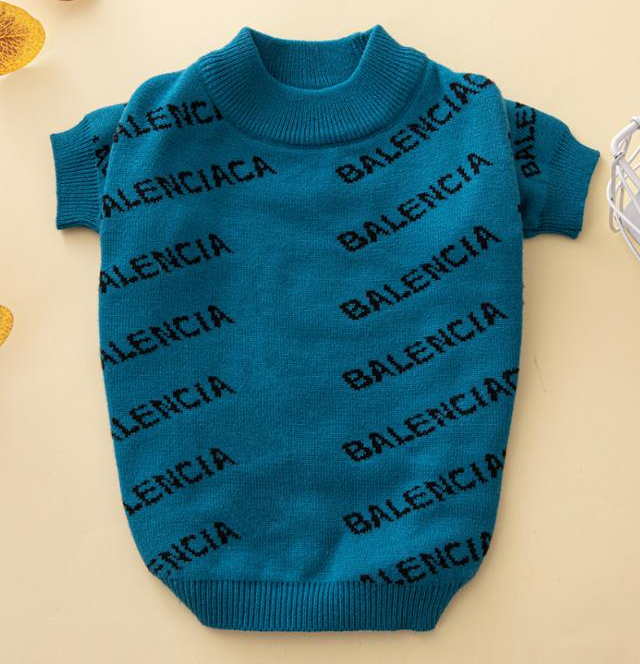 

Designer Dog Clothes Winter Warm Pet Sweater Brands Dog Apparel Knitted Turtleneck Cold Weather Pets Coats Puppy Cat Sweatshirt Pullover Clothing for Small Dogs, Black