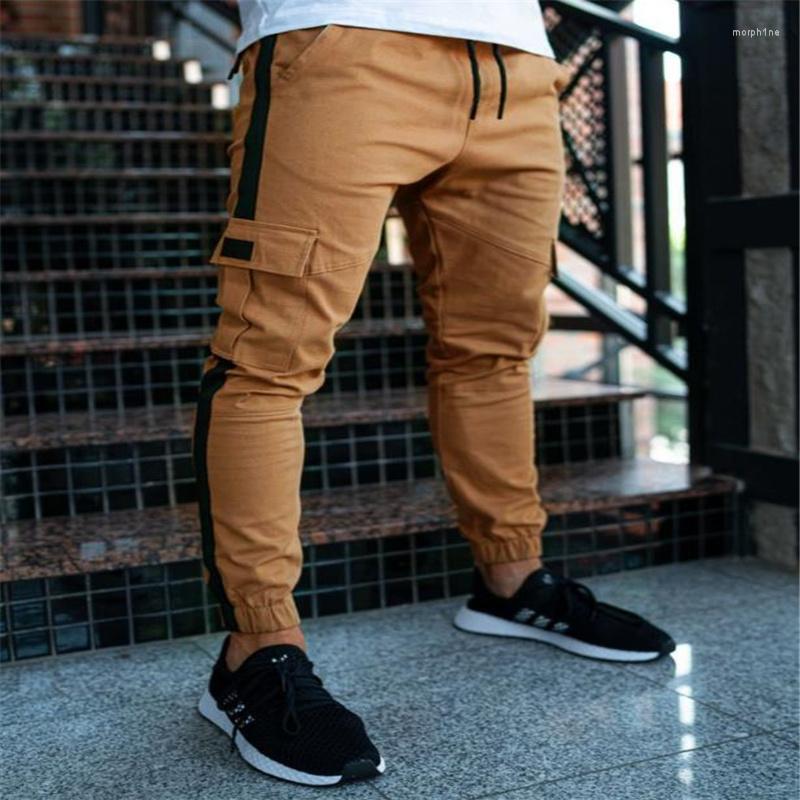 

Men's Pants Men's Casual Style Cargo Spring And Autumn Long Joggers Sports, Khaki