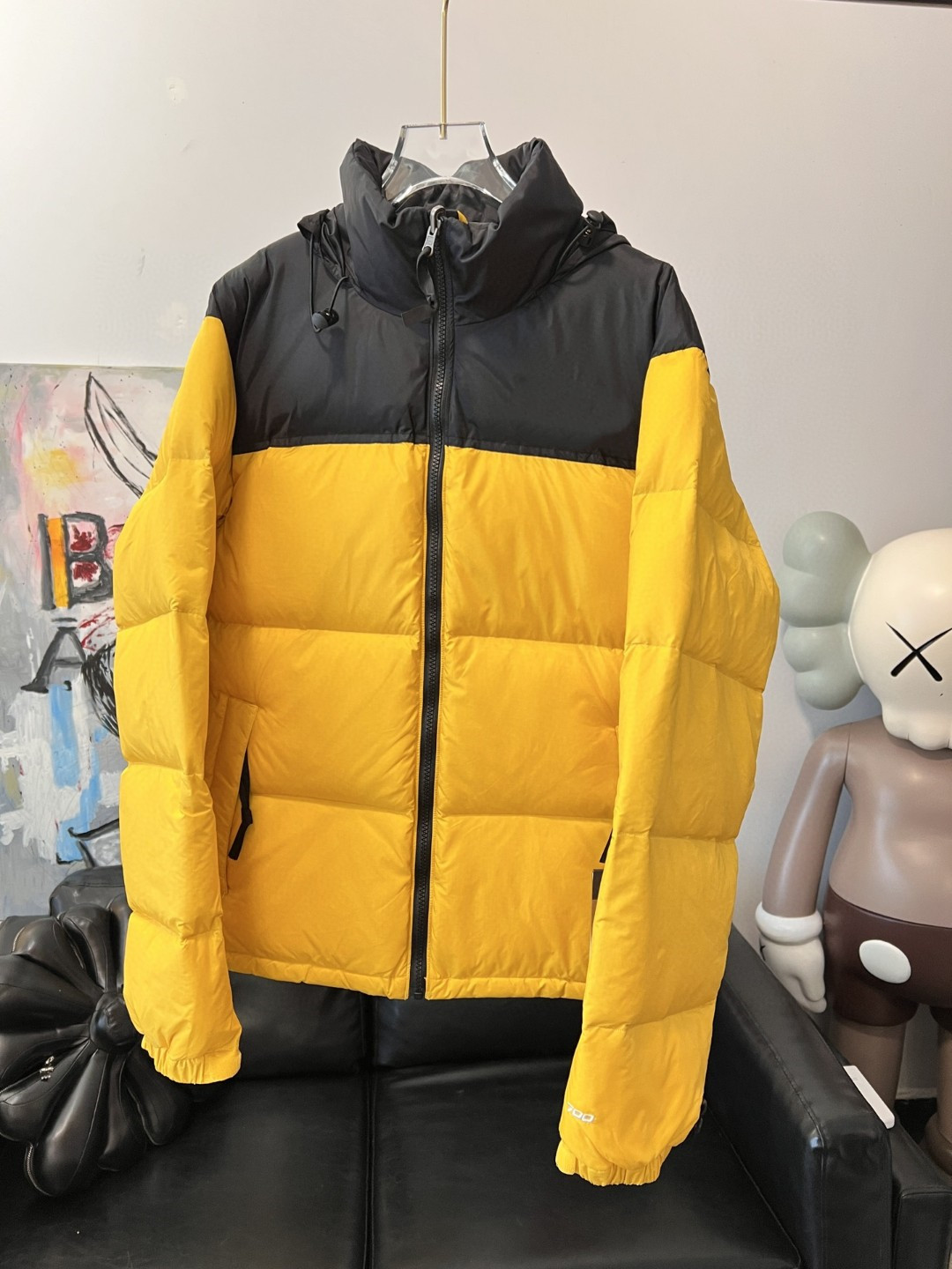 

Mens Winter Puffer Jackets Womens Full Print Down Coat Man Long Style Parka Trendy Hooded Coats Unisex Embroidery Pattern Outerwear Clothing Down jacket size XS-XXL, Customize