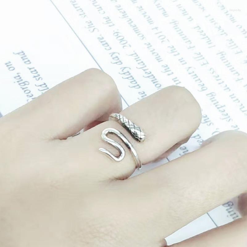 

Wedding Rings Trendy Charm Snake For Women Men Boho Knuckle Party Punk Cocktail Jewelry Girls Gift Anillos Bijoux