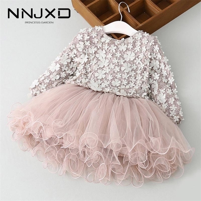 

Girls Dresses Girls Autumn Long Sleeve Kids Dresses For Girls Casual Wear Flower Print Princess Dress Party Children Clothing Year Costume 2201006, 2-black