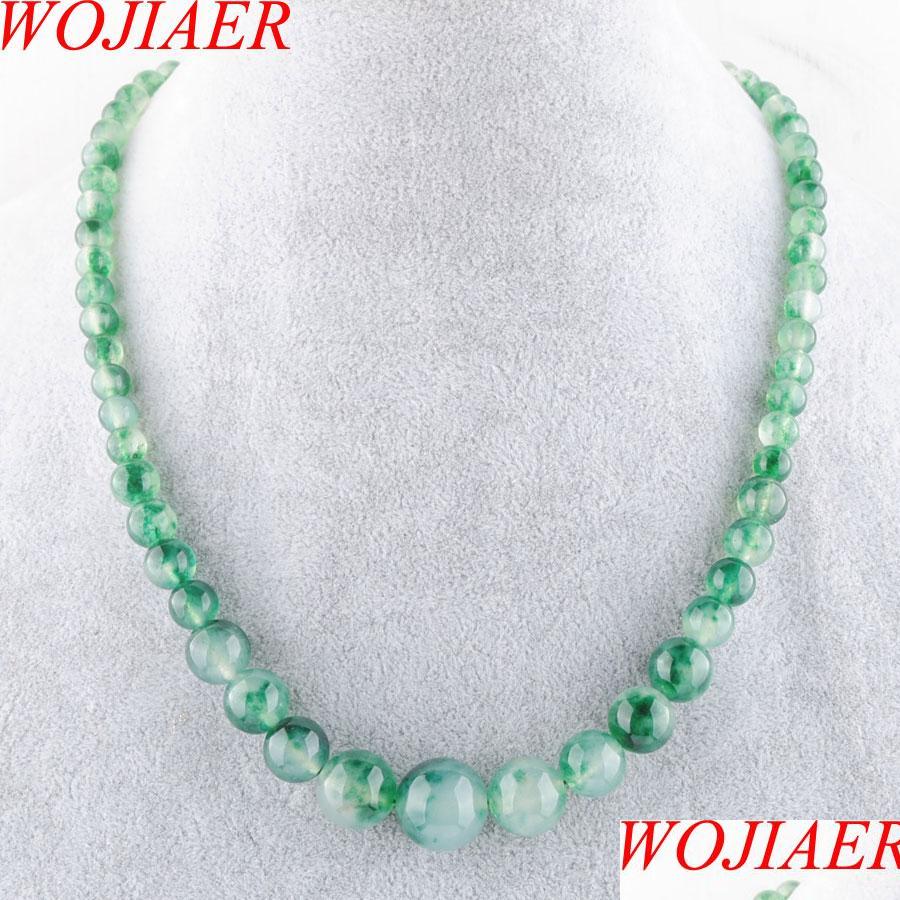 

Beaded Necklaces Jasper Gem Stone 6-14Mm Graduated Round Beads Women Necklace 17.5 Inches Strand Jewelry F3003 Drop Delivery Bdehome Dhtjl