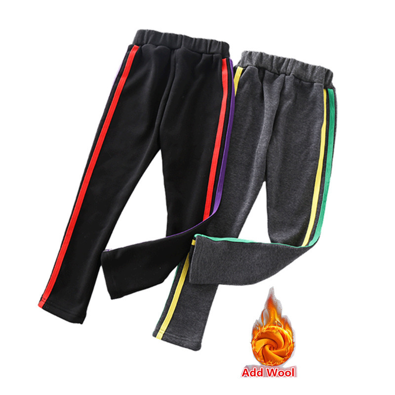 

Leggings Tights Teens Girl with Stripes Princess Autumn Winter Casual Pants Cotton Slim Fit Kids Fitness Legings Black Grey Color 221006, Gray