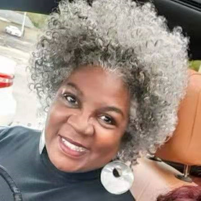 

Medium length hairstyle grey ponytail puff bun women hair extension real human two tone mixed silver gray with drawstring clip in 120g