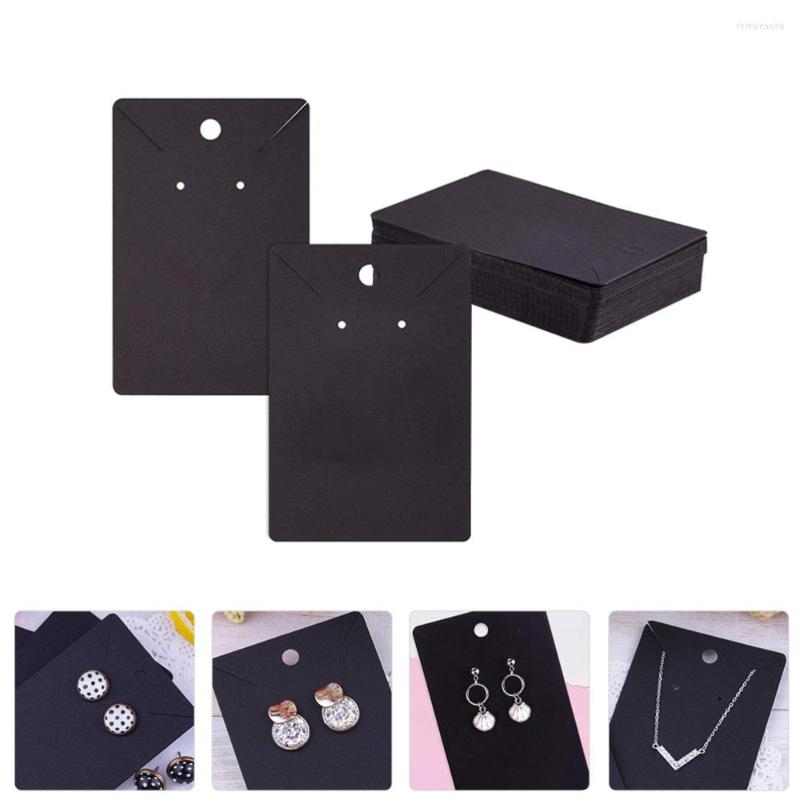 

Jewelry Pouches 1 Set 100Pcs Vintage Kraft Paper Earring Display Cards Necklace