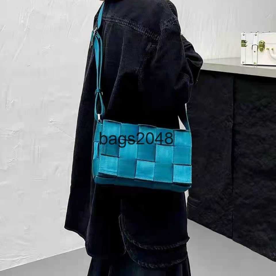Evening Bags Bottegs V Designer Small fashion woven bag nylon cloth men women's same casette pillow handbag one shoulder cross body small squar