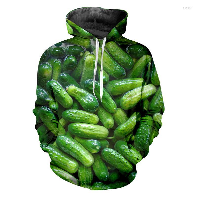 

Men's Hoodies Men's & Sweatshirts Women/men Fruit Cucumber Green Long Sleeve 3D Sweatshirt Pullover Tops Blouse Hoodie Custom, 00209