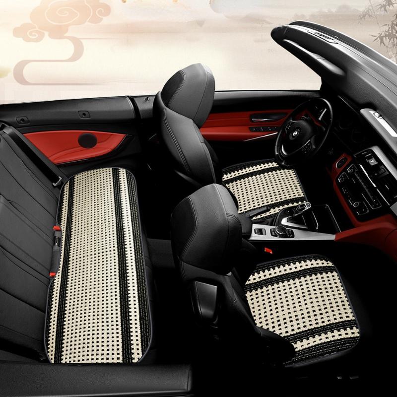 

Car Seat Covers Flax Cover Four Seasons Front Rear Cushion Breathable Protector Mat Pad Office Auto Accessories Universal