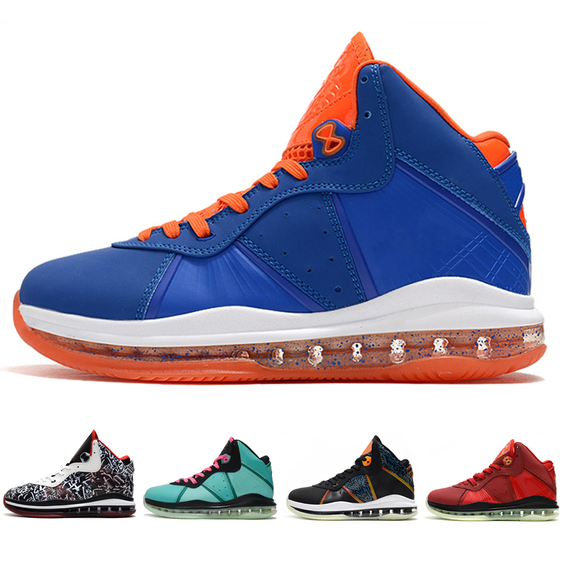 

Lebrons 8 Watch The Throne Men Outdoor Shoes 2022 VIII 8s Lakers South Beach Varsity Red 9 9s Graffiti BHM Man Sneakers Sport Trainners Shoe, As photo 3