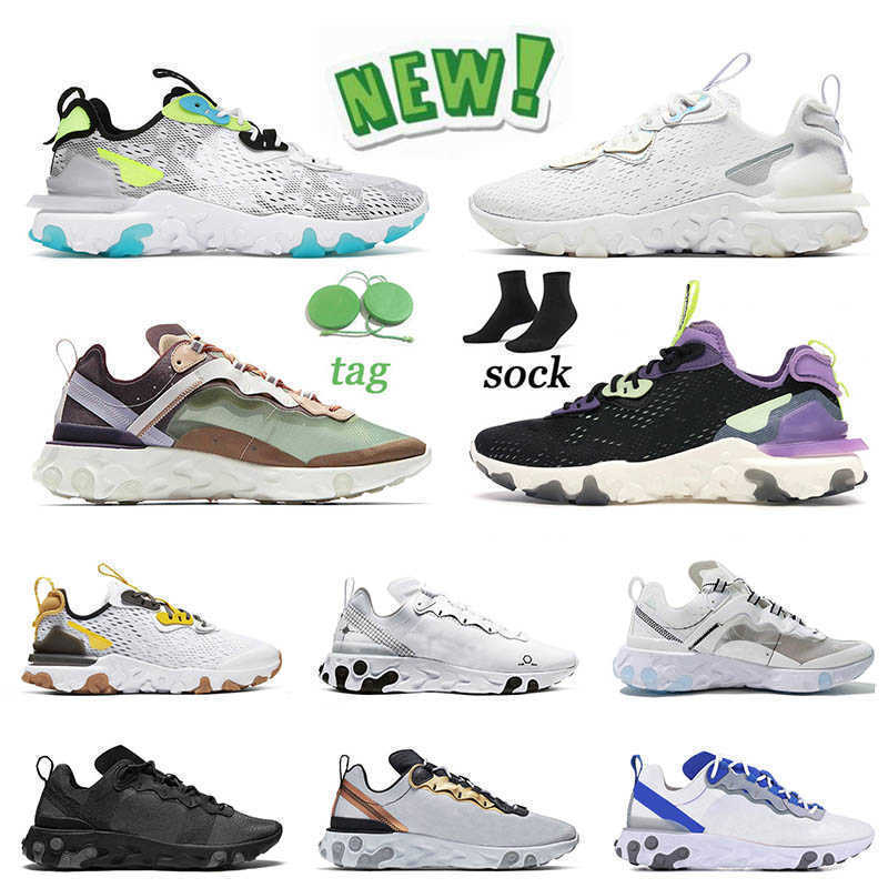 

Top Quality Running Shoes React Vision Element 87 55 Worldwide Pack White Solar Red Black Schematic Metallic Gold Off Womens Mens Sneakers JORDON NKS, D1 36-45 white iridescent